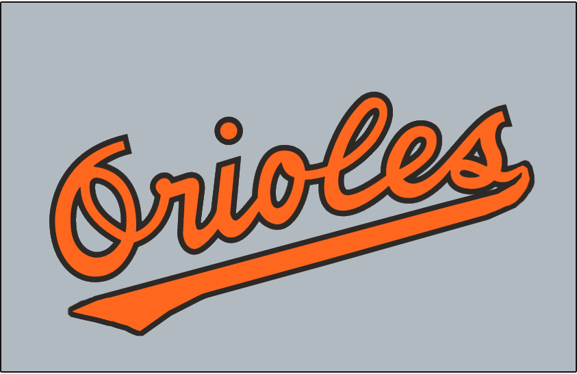 Baltimore Orioles 1955 Jersey Logo iron on paper